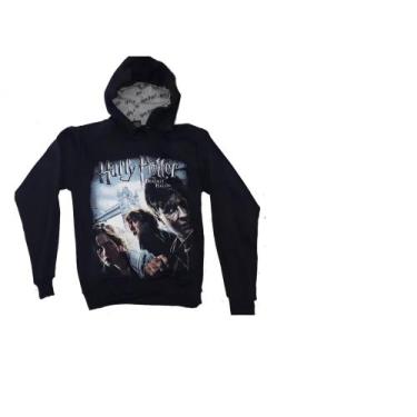 Imagem de Moletom Blusa de Frio Preta Unissex Filme Geek Nerd Bruxo Magia XXV714
