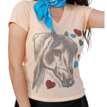Imagem de T-shirt Love Miss Country, Laranja, G