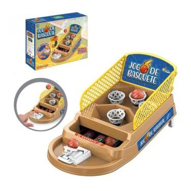 Imagem de Jogo Basquete Mesa Infantil Brinquedo Interativo c/ catapulta - arts