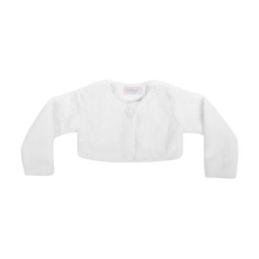 Imagem de Casaco Bebê Luxo Com Botão E Pelo Macio Cattai, Off white, G