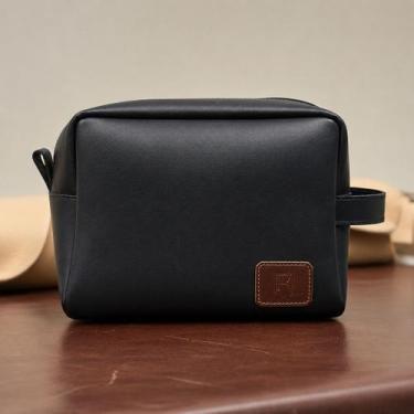 Imagem de Necessaire Bolsa Organizadora Mala Viagem Couro Legítimo - Little, Pre