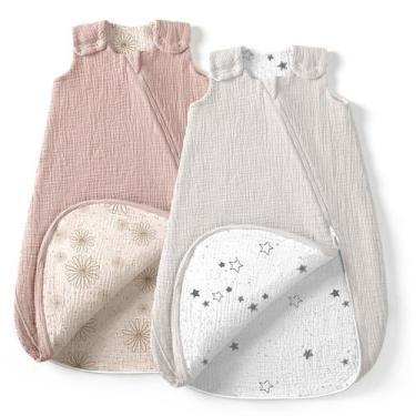 Imagem de Saco de dormir lulumoon musselina de algodão para bebês de 15 a 24 mes