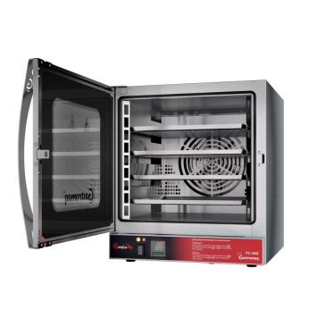 Imagem de Forno Turbo Gastromaq Elétrico FC35D Inox 66L Convector de Cocção Digital Vermelho 220V