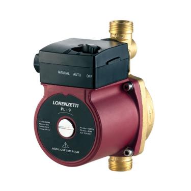 Imagem de Pressurizador de Água Pl9 9MCA 220V para Aquecedor a Gás com Tela Bloqueadora de Resíduos Lorenzetti