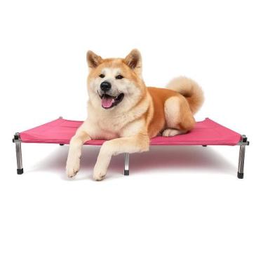 Imagem de Cama Para Cachorro Pets Suspensa Grande Tamanho G Rosa - Pet Best Solu