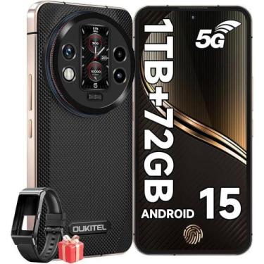 Imagem de Smartphone OUKITEL WP200 pro 5G Bateria 8800mAh 72Gb Ram 1Tb de memóri