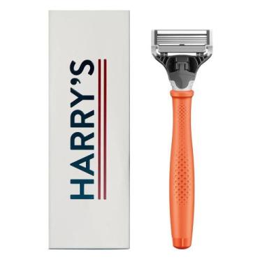 Imagem de Harry's Aparelho De Barbear Com 1 Recarga - Cor: Laranja