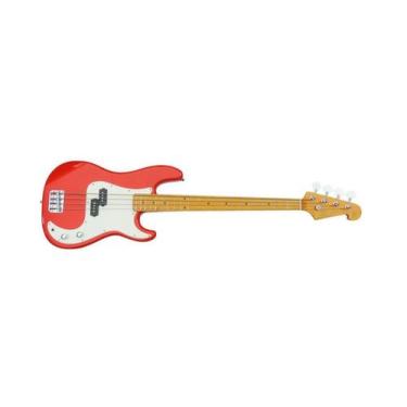 Imagem de Baixo sx precision bass spb57+ 4c c/ bag bb400 fiesta red