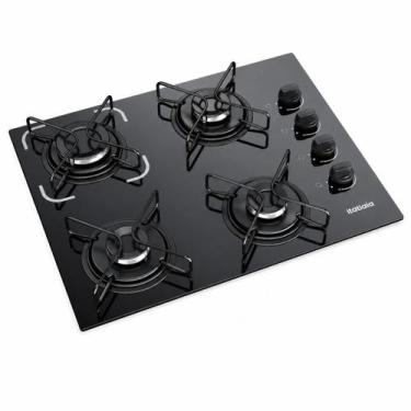 Imagem de Cooktop Essencial 4 Bocas Mesa Vidro Preto Bivolt Itatiaia