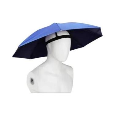 Imagem de Guarda-chuva Unissex Dobrável À Prova De Vento Com Sombrinha Para Uso 