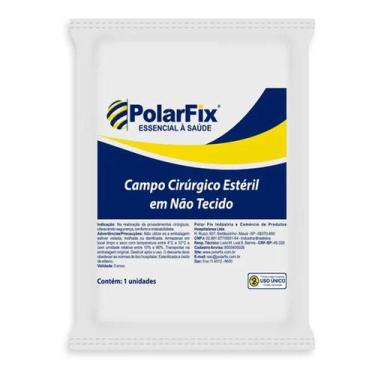 Imagem de Campo Cirúrgico Fenestrado 40x40cm Estéril Tnt Polarfix