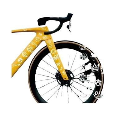 Imagem de Adesivos Protetores Para Quadro De Bicicleta De Montanha Com Desenhos 