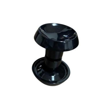 Imagem de Puxador Resina para Porta de Vidro Concha 75mm Preto - RSR