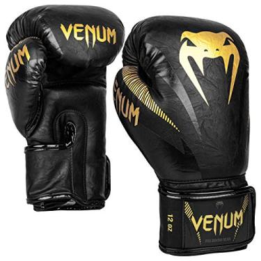 Imagem de Venum Luvas de boxe Impact - Preto/Dourado, 227 g