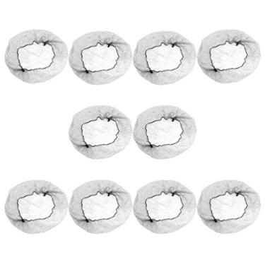 Imagem de Redes de cabelo rede de cabelo de malha elástica para coque de cabelo, capa para coque de cabelo para dançarino, cozinhar, perucas, 20 cm, 100 peças