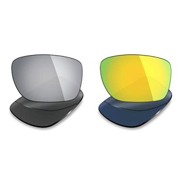 Imagem de Mryok 2 pares de lentes polarizadas de substituição para óculos de sol Oakley Turbine – opções