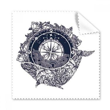 Imagem de Pano de limpeza de tela de telefone com estampa de estrela de bússola, 5 peças