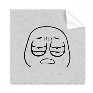 Imagem de Cansado Preto Fofo Estampa Feliz Pano de Limpeza para Tela de Telefone, 5 peças