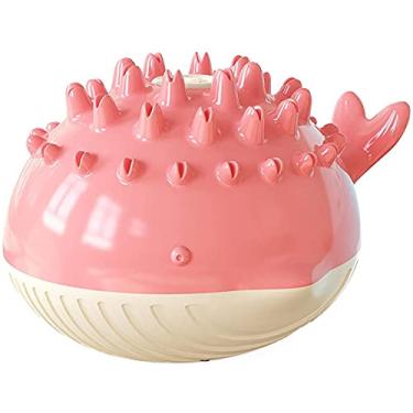 Imagem de Brinquedo de água para cães, brinquedo de mastigar para cães, brinquedo multifuncional para cães, brinquedo flutuante de piscina para cães, brinquedos educativos para cães (rosa)