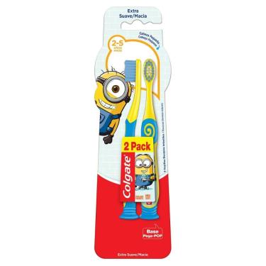 Imagem de Escova Dental Colgate Minions 2 - 5 anos 2 Unidades