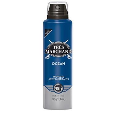 Imagem de Desodorante Aerossol Ocean, Très Marchand, Branco, 150 Ml