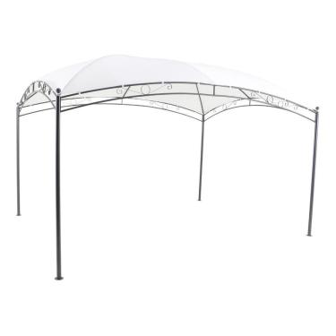 Imagem de Gazebo Aço Branco E Preto Occo 260x195cm - Naterial