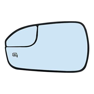 Imagem de Espelho de substituição do lado do motorista para Ford Fusion 2013-2020 - vidro espelhado convexo aquecido com suporte traseiro, substitui DS7Z17K707B