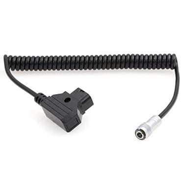 Imagem de ZBLZGP D-tap para XS6 cabo de alimentação espiral fêmea de 4 pinos para monitor IKAN PortKeys BM5 BM7 HH7 HS7T