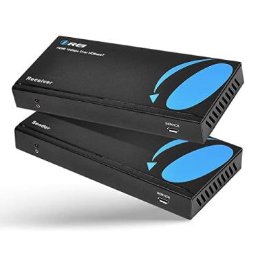 Imagem de Extensor 4K UltraHD sobre HDBaseT da OREI, cabo Ethernet Balun Full de 18 Gbps sobre CAT 5/6/7 – sinal IR – 60 pés @ 1080p – 4K 60hz