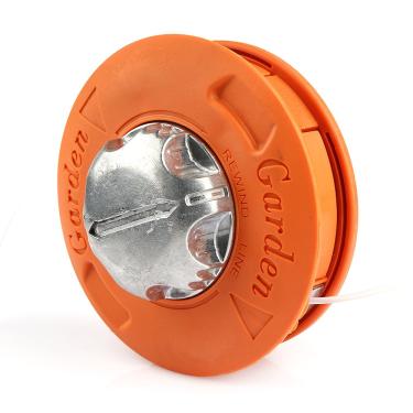 Imagem de BGTOOL Cortador de escova para cortador de cabeça de escova de açoitamento universal de liga, linha de alimentação, cortador de escova de cabeça de escova, tamanho da rosca M10 x 1,25 Cortador de gramado de mão esquerda