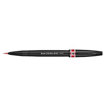 Imagem de Pentel Pincéis de tinta extrafinos SESF30 °C BX (conjunto de 1, vermelho