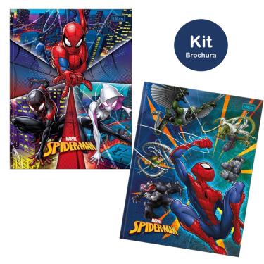 Kit 5 em 1 com DVD Marvel - Homem Aranha