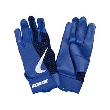 Imagem de Luvas de couro para rebatedor Nike adulto Force Edge nkNBG21918, ROYAL/WHITE, Small