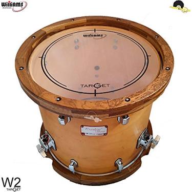 Imagem de Pele para surdo/bumbo - Williams W2 Duplo filme clear 16"