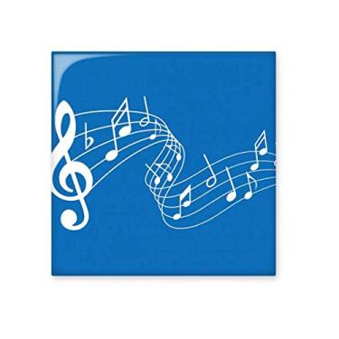 Imagem de Movg 5-le Staff Azulejo de cerâmica azul brilhante para banheiro Cozinha Parede Pedra