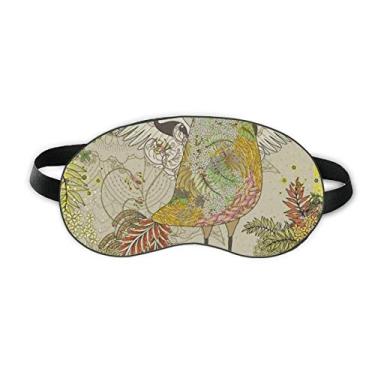 Imagem de Flower Bird Wing Ukiyo-e Japan Sleep Eye Shield Soft Night Vlindfold Shade Cover
