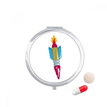 Imagem de Estojo para pílulas de foguete do universo e alienígena