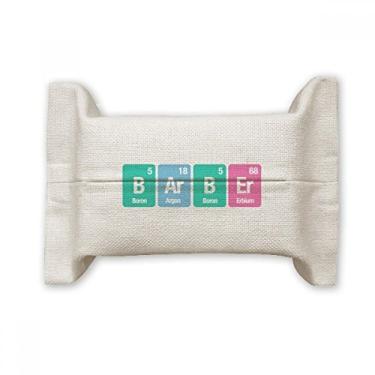 Imagem de Bolsa de linho de algodão com elemento químico de barbeiro