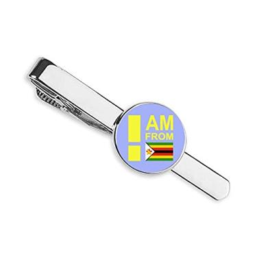 Imagem de Clipe de gravata I Am From Zimbabwe para presente de homem de negócios