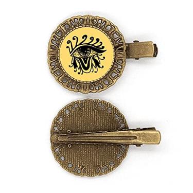 Imagem de Grampo de cabelo com estampa de olhos misteriosos