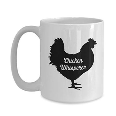 Imagem de Caneca de café Whisper de frango - Caneca de sussurro de frango - Caneca de café de cacau quente divertido - Ideia de de Natal