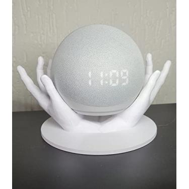 Imagem de Suporte para Echo Dot 4/5 Alexa - Mãos COR:BRANCO