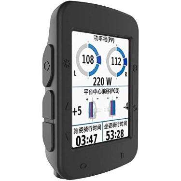 Imagem de Garmin 520 Edge Capa protetora para computador GPS bicicleta, capa de silicone para Garmin Edge 520 GPS Bike Computer (preto)