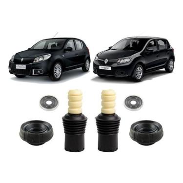 Imagem de Kit Coxim Amortecedor Dianteiro Sandero 2009 2010 2011 2012