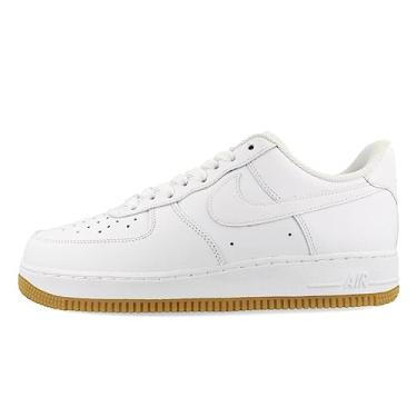 Imagem de Nike Air Force 1 '07 LV8 Tênis masculino, Branco Branco Marrom Claro Branco Borracha Marrom Claro, 38