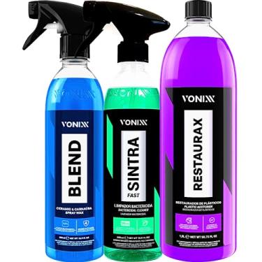 Imagem de Restaurador de plasticos Restaurax Apc Sintra fast Cera Cristalizadora Protetora Blend