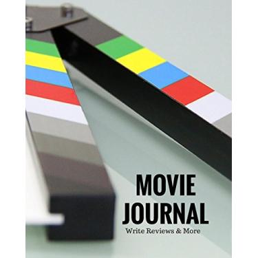 Imagem de Movie Journal Write Reviews & More: Clapper Board Design - for Movie Lovers - Movie Journal - Keep a Record of All the Movies You Have ... Records & Loads More Features - 8 X 10" Large