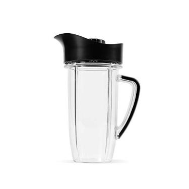 Imagem de NutriBullet Rx Copo grande de 1,275 g com tampa Pitcher, preto/transparente