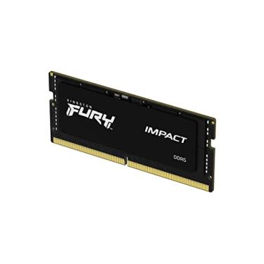Imagem de Kingston Fury Impact 16GB 6400MT/s CL38 DDR5 SODIMM | Intel XMP 3.0 | Plug N Play | Memória de laptop | Módulo único | KF564S38IB-16