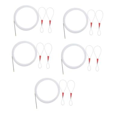 Imagem de OSALADI 5 Peças Fio De Parede De Náilon Ferramenta Extrator De Fita De Peixe Ferramenta De Fixação De Fita Cabo Haste De Corrida Ferramenta Extrator De Fio Elétrico Ferramenta De Wisking